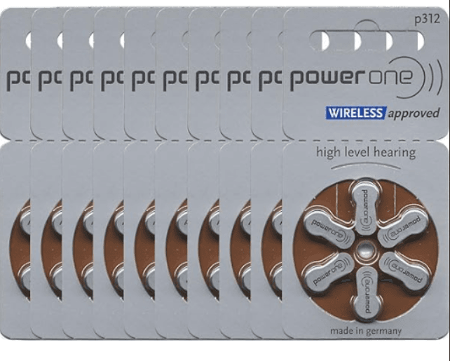 222 بطارية لسماعة ضعف السمع مقاس 312 - الصورة 1