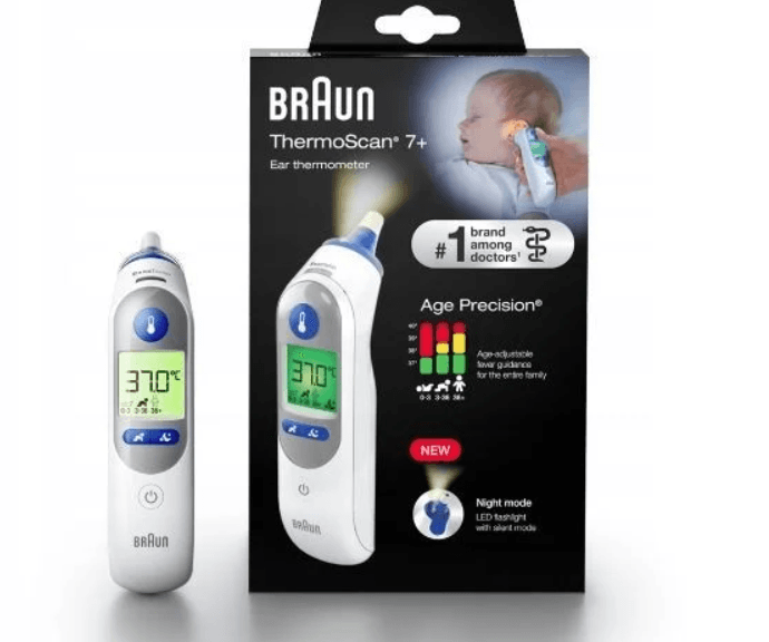 براون بلس جهاز قياس الحرارة من الاذن براون 7 بلس - الصورة 1
