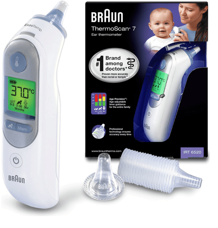 براون حرارة جهاز قياس الحرارة من الاذن براون 7 - الصورة 1