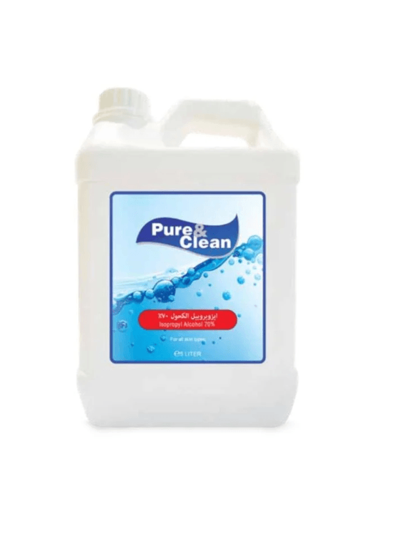 galon بيور اند كلين كحول ايثيلي جالون 5 لتر 70% - الصورة 1
