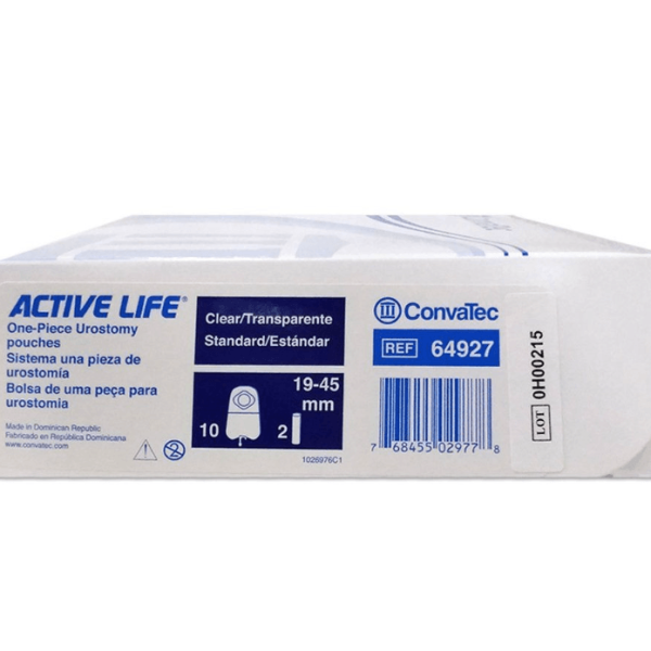 كيس مع قاعدة كونفاتيك لفتحة المفاغرة البولية أكتف لايف 2 (19 - 45)